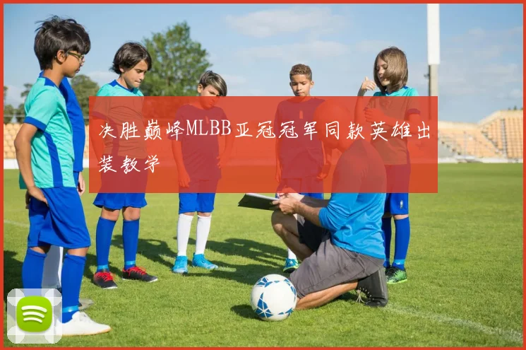 决胜巅峰MLBB亚冠冠军同款英雄出装教学